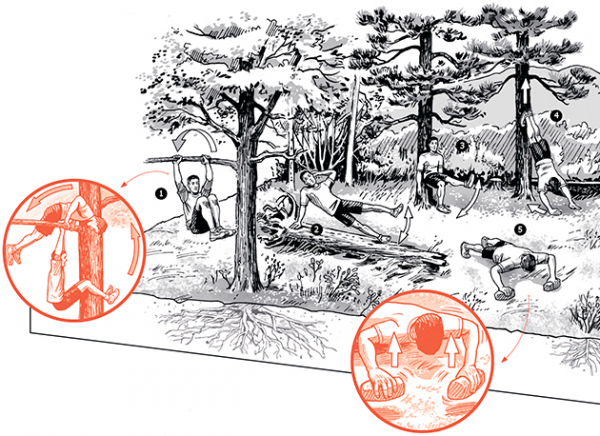 Камень, дерево, вода: твоя новая тренировка на свежем воздухе