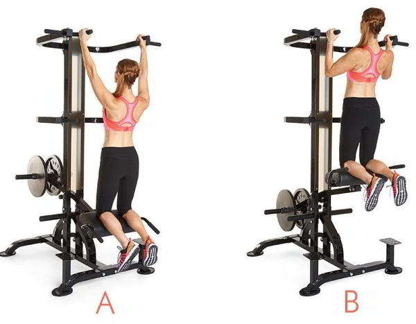 Подтягивания в гравитроне для девушек. Какие мышцы работают, техника