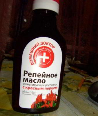 Репейное масло для роста волос