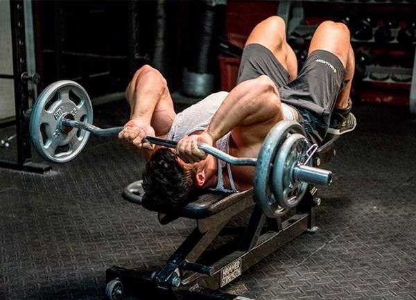 Французский жим лежа Французский жим лежа