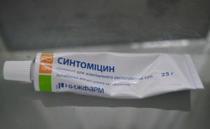 Синтомициновая мазь от прыщей