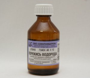 Перекись водорода от прыщей