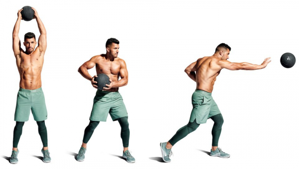 &laquo;Тройная угроза&raquo; Энтони Джошуа: любимое упражнение боксера с медболом