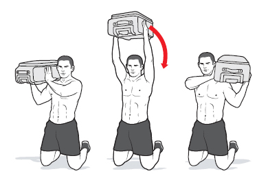 Командировочный фитнес: тренировка с чемоданом