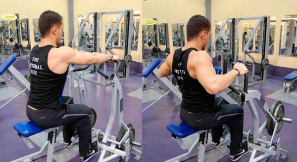 Рычажная тяга в тренажере